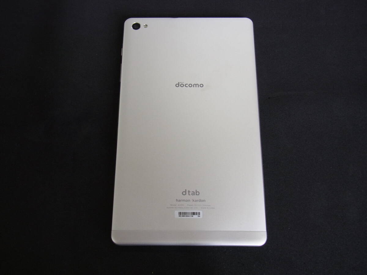 ★docomo dtab d-02H 初期化済み ネットワーク利用制限〇 通電確認済みジャンク品★_画像3