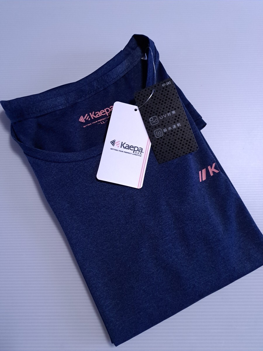 新品未使用 Kaepa　LL　半袖 Tシャツ レディース　スポーツ　海　ゴルフ 送料無料即決　ドライ　吸水速乾　UV　Dら