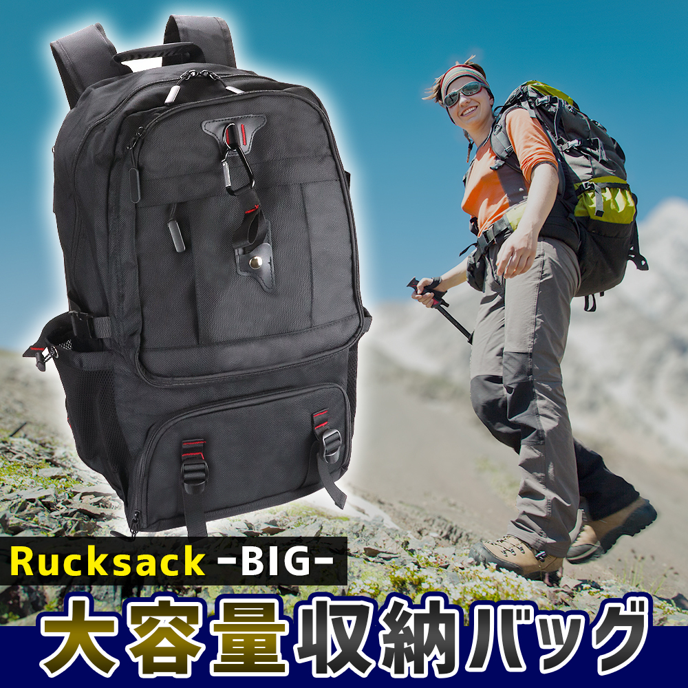 TMR.Breath G リュックサック バックパック 大容量 65L ビジネス 旅行 キャリーオン ポケット多数 USBポート_画像2