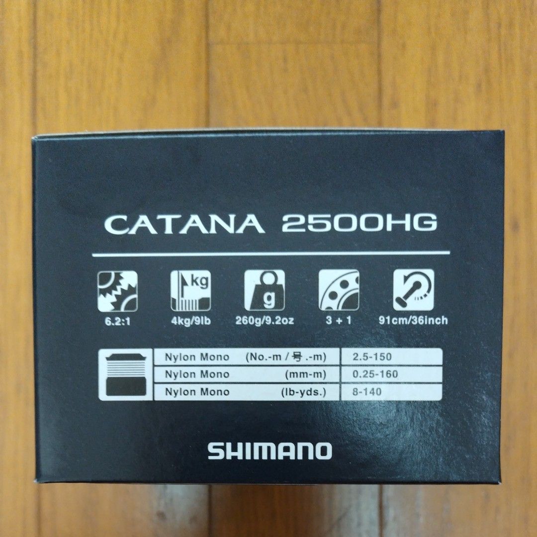 シマノ　スピニングリール　catana　2500hg