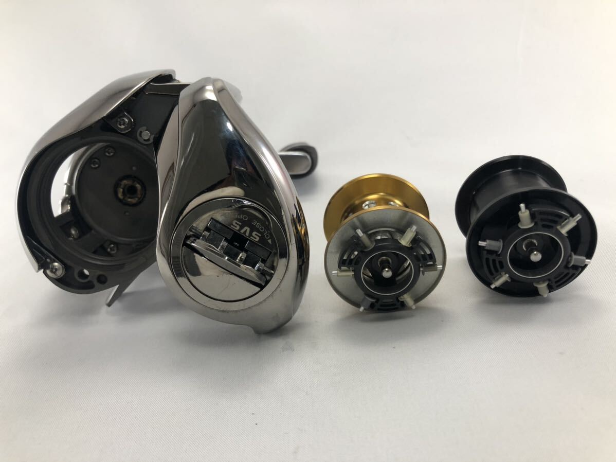 【名機絶版!!】シマノ・アンタレス AR・レフト・アベイル製？替スプール付き[SHIMANO ANTARES AR Avail]左巻きベイトリール【中古品】_画像9