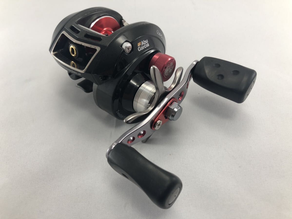 【中古カスタム品!!】アブガルシア・レボ エリート CB・レフトハンドル[Abu Garcia Revo Elite CB]左巻きベイトリール【中古品】