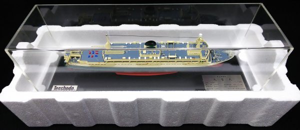 S146 ship model [ large snow circle blue . contact boat Tsu light round ( Showa era 40 period the first head about )* Tenshodo |1/500 scale sound. display model *Tenshodo National Railways JNR]