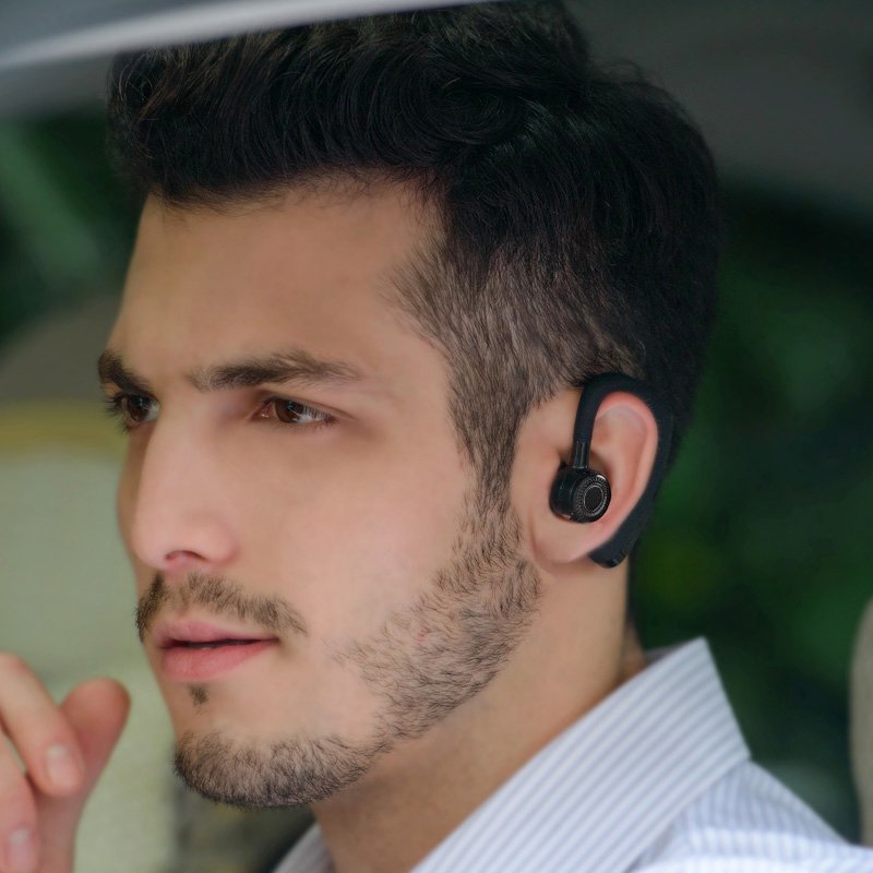 1 иен ~ бесплатная доставка!Bluetooth слуховай аппарат одна сторона уголок высококачественный звук "свободные руки" телефонный разговор CSR4.0 шум отмена кольцо удобный беспроводной слуховай аппарат одна сторона уголок ( черный )