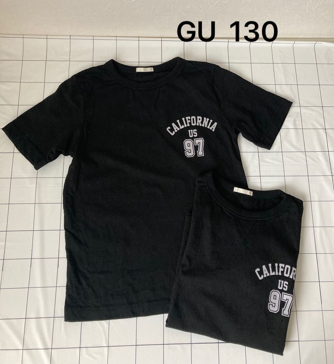 GU 130 半袖Tシャツ 2枚セット★トップス カットソー