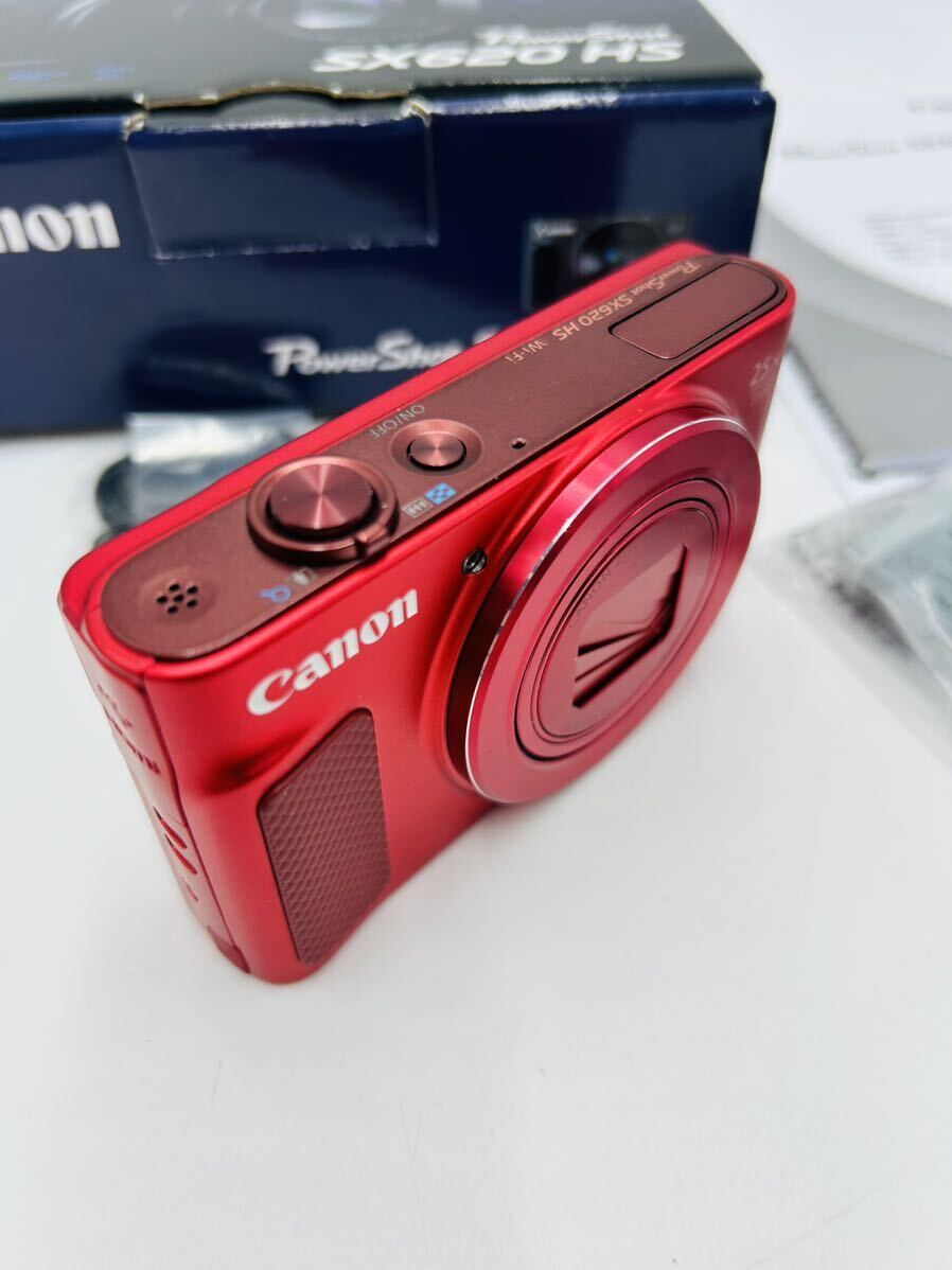 Canon コンパクトデジタルカメラ PowerShot SX620 HS 赤　レッド_画像5