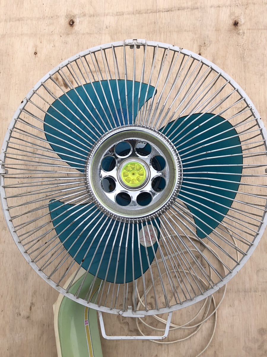 ♥️極希少✨動作品✨ナショナル✨レトロ✨ヴィンテージ✨扇風機✨グリーン✨30SD Yahoo!オークション - 希少 National 扇風機 F-30Z1E 30cm 3枚羽