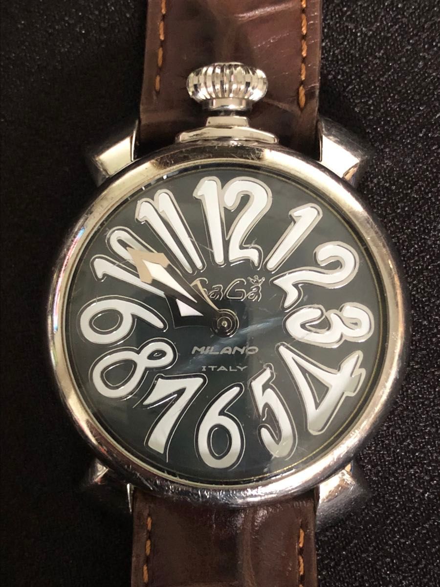 ガガミラノ マニュアーレ40 クォーツ ユニセックス 腕時計