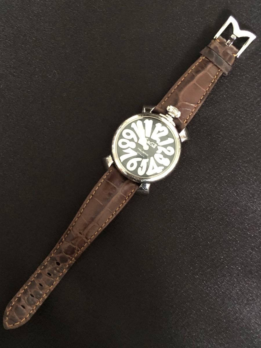 ガガミラノ マニュアーレ40 クォーツ ユニセックス 腕時計