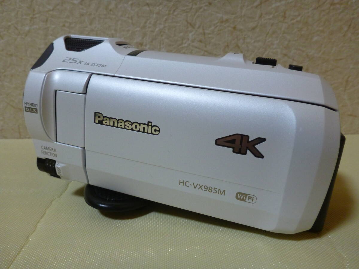 T-04307 / Panasonic / デジタル4Kビデオカメラ / HC-VX985M / 簡易動作確認済み / リセット済み / ゆうパック60サイズ / ジャンク扱いの画像3
