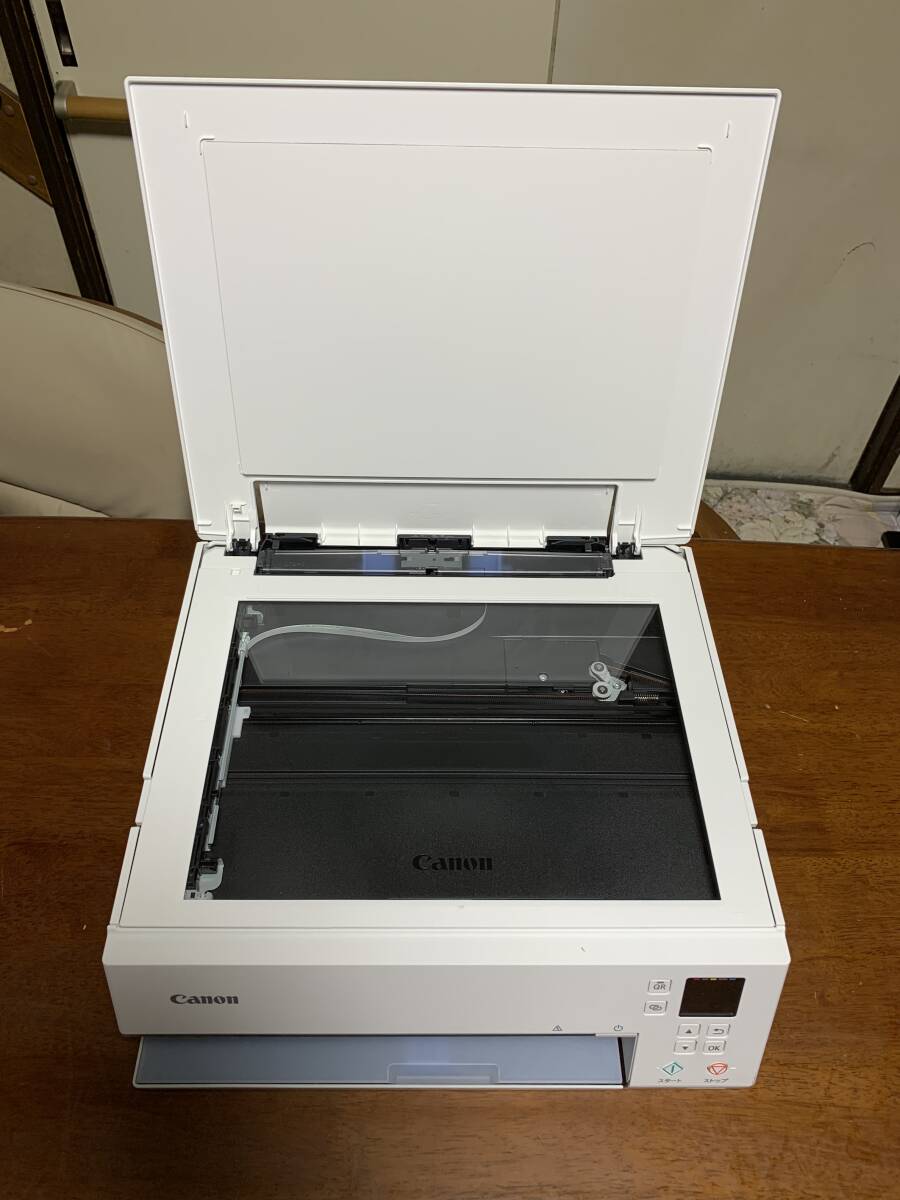 【中古】インクジェットプリンター複合機　CANON　PIXUS TS7430 白/動作確認済/ACケーブル付属 _画像6