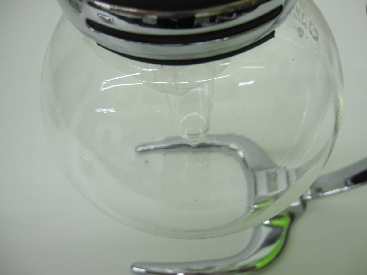 305 雑貨祭 食器祭 ハリオ サイフォン式 コーヒーメーカー 自宅長期保管品 HARIO ドリップ ガラス アンティーク 現状品の画像8