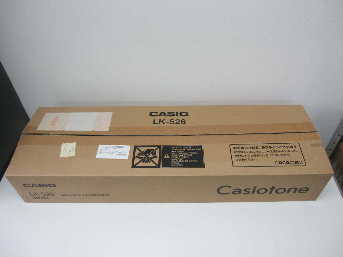 391 楽器祭 カシオ デジタルキーボード LK-526 未使用 自宅保管品 CASIO Casiotone DDV05 電子ピアノ 鍵盤楽器 画像をご確認ください。_楽器祭、開催中です！