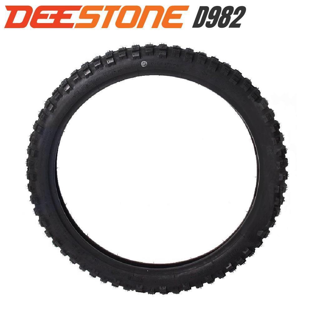 DEESTONE(ディーストーン)二輪用 ブロックタイヤ D982 2.75-17 4PR チューブタイプ（TT）前後兼用 スーパーカブの画像2