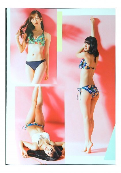 AG547 pine hill ..× forest guarantee ...×book@...(HKT48)* scraps 6 page cut pulling out swimsuit bikini 