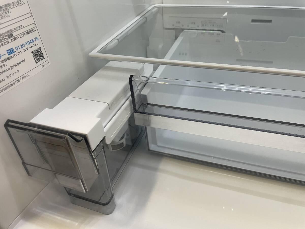 東芝■TOSHIBA ノンフロン冷凍冷蔵庫 3ドア GR-T36SV 2022年製 中古品　※直接引き取り可_画像3