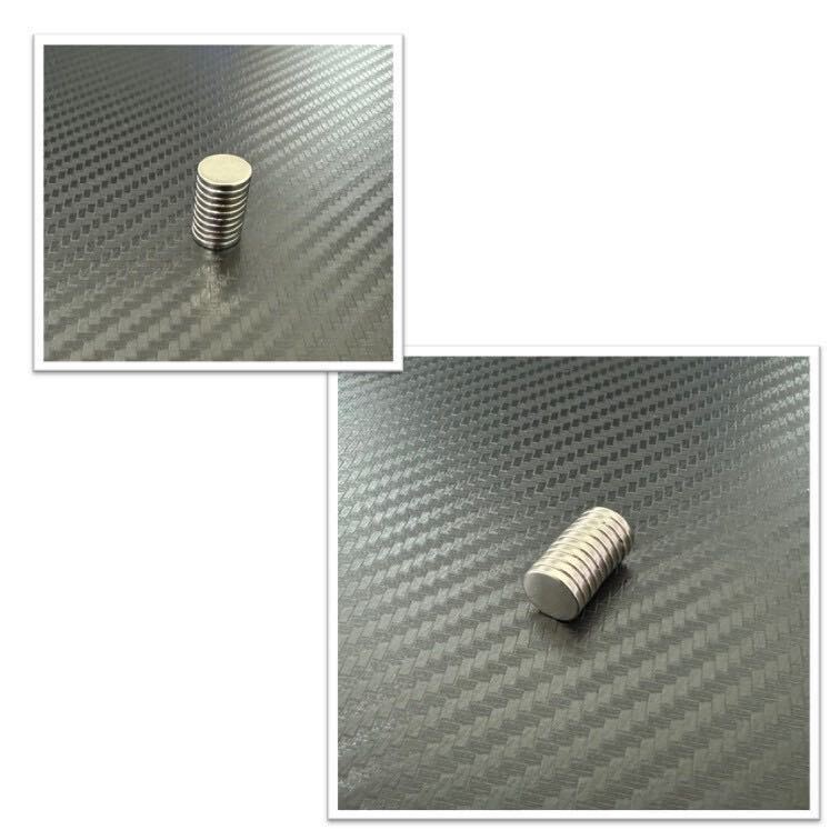 10個 セット ネオジウム磁石 直径 10mm × 厚み 2mm 世界最強マグネット ネオジウム ネオジム 磁石 丸型 薄型 ボタン 強力磁石 送料無料の画像4