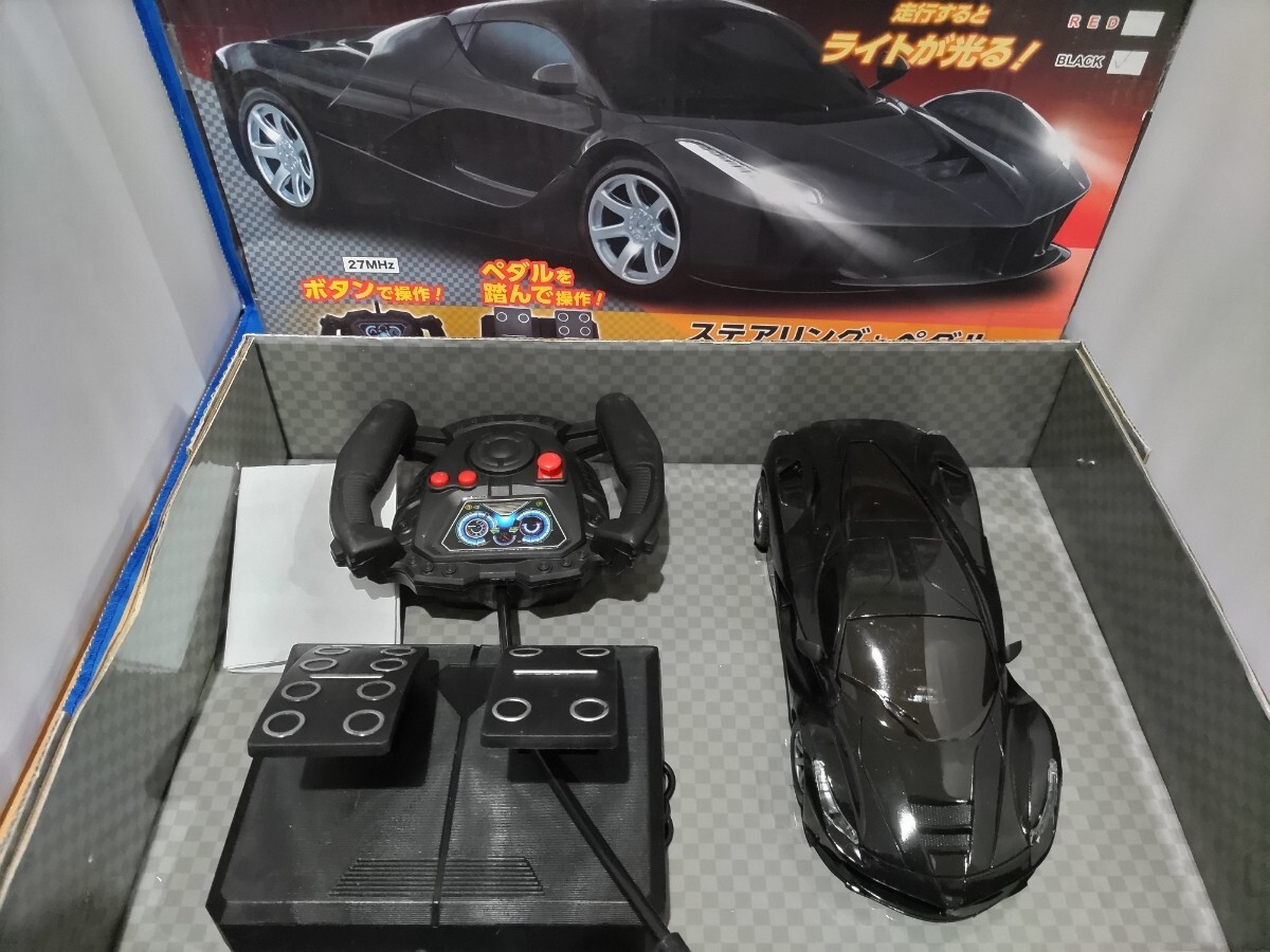 即決価格 【未使用】RC イタリアンスポーツ ラジコン　ペダル操作 フルファンクション ラジコンカー 車 自動車 外箱開封 同梱可能_画像5