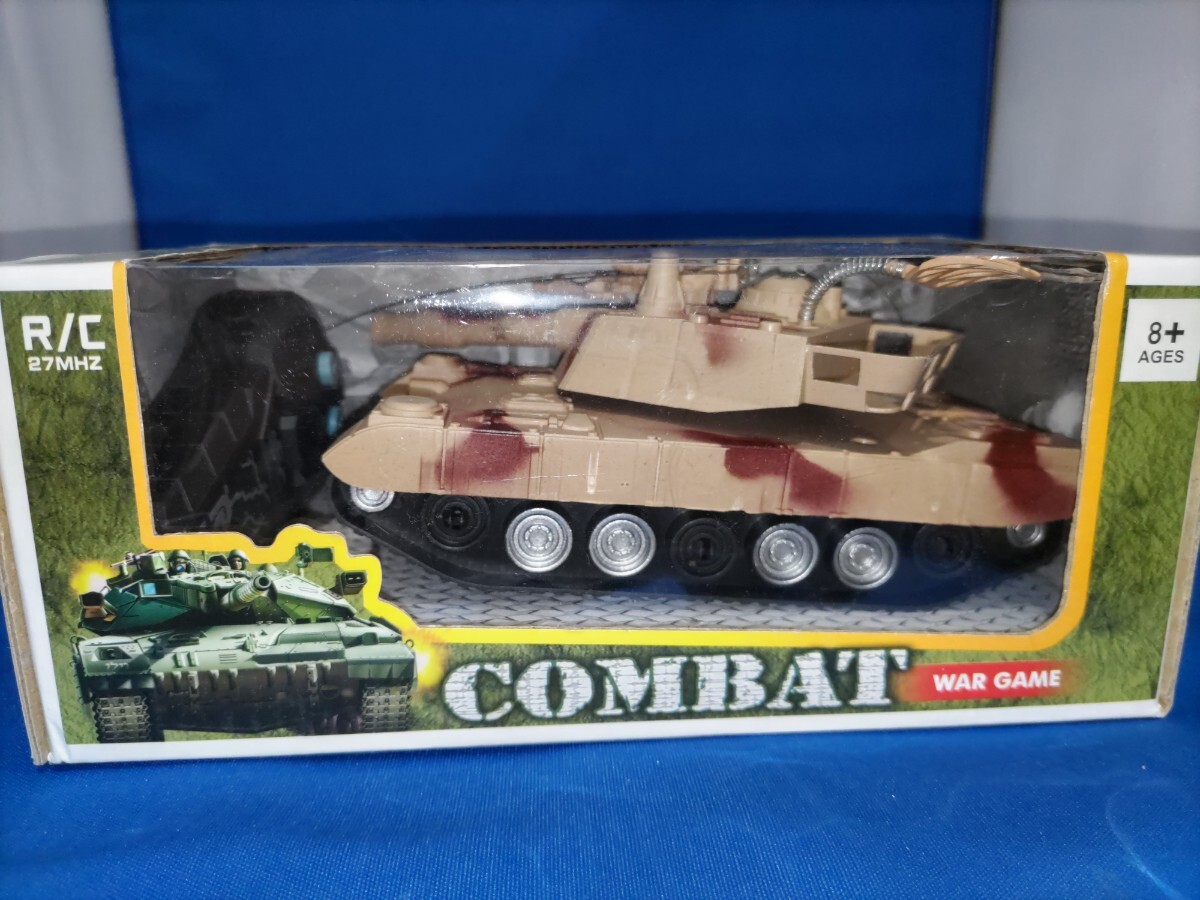 即決価格 【未開封品】R/C COMBAT 戦車 迷彩柄風 ラジコン ラジコンカー 同梱可能_画像2