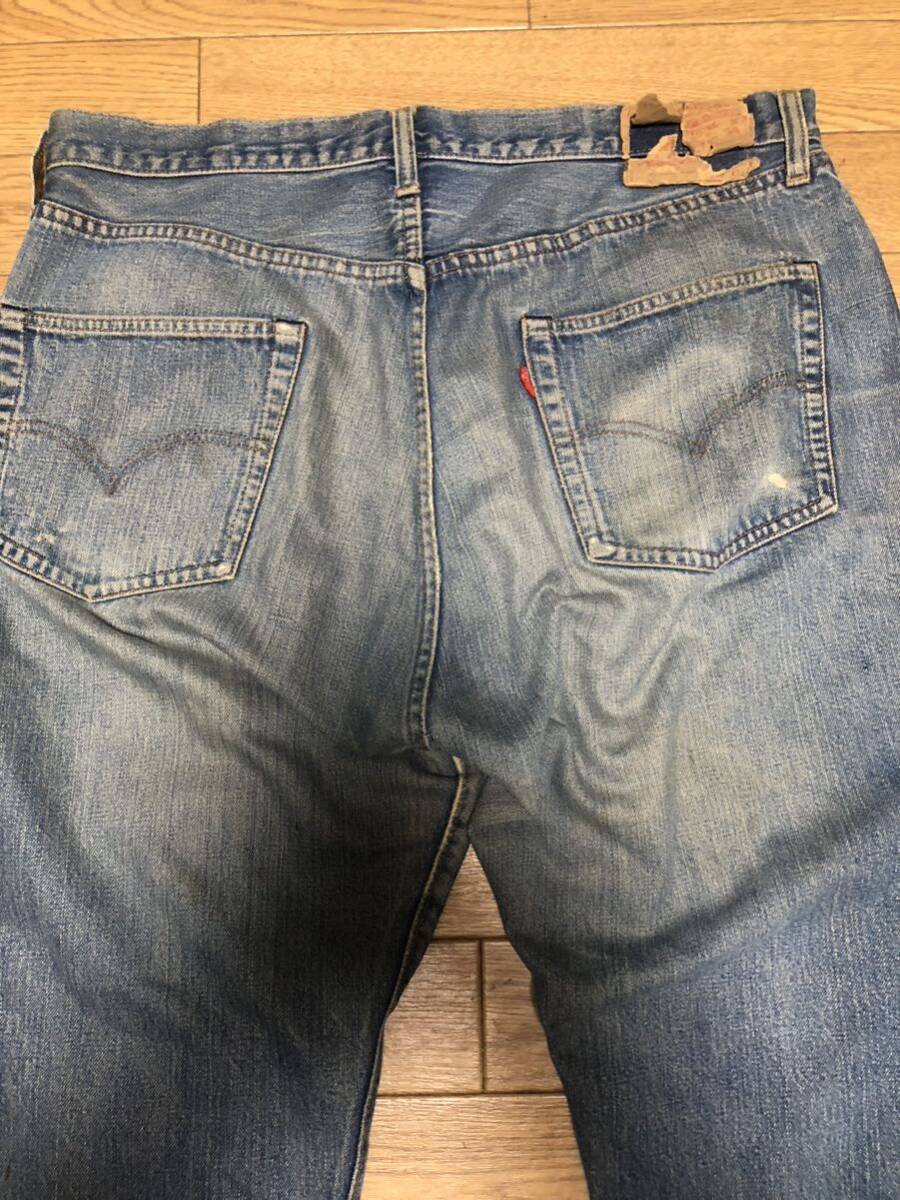 1000円スタート リーバイス LEVI'S 501 66前期 赤耳 表記W36L34米国製　ゴールデンサイズ70's 66990_画像4