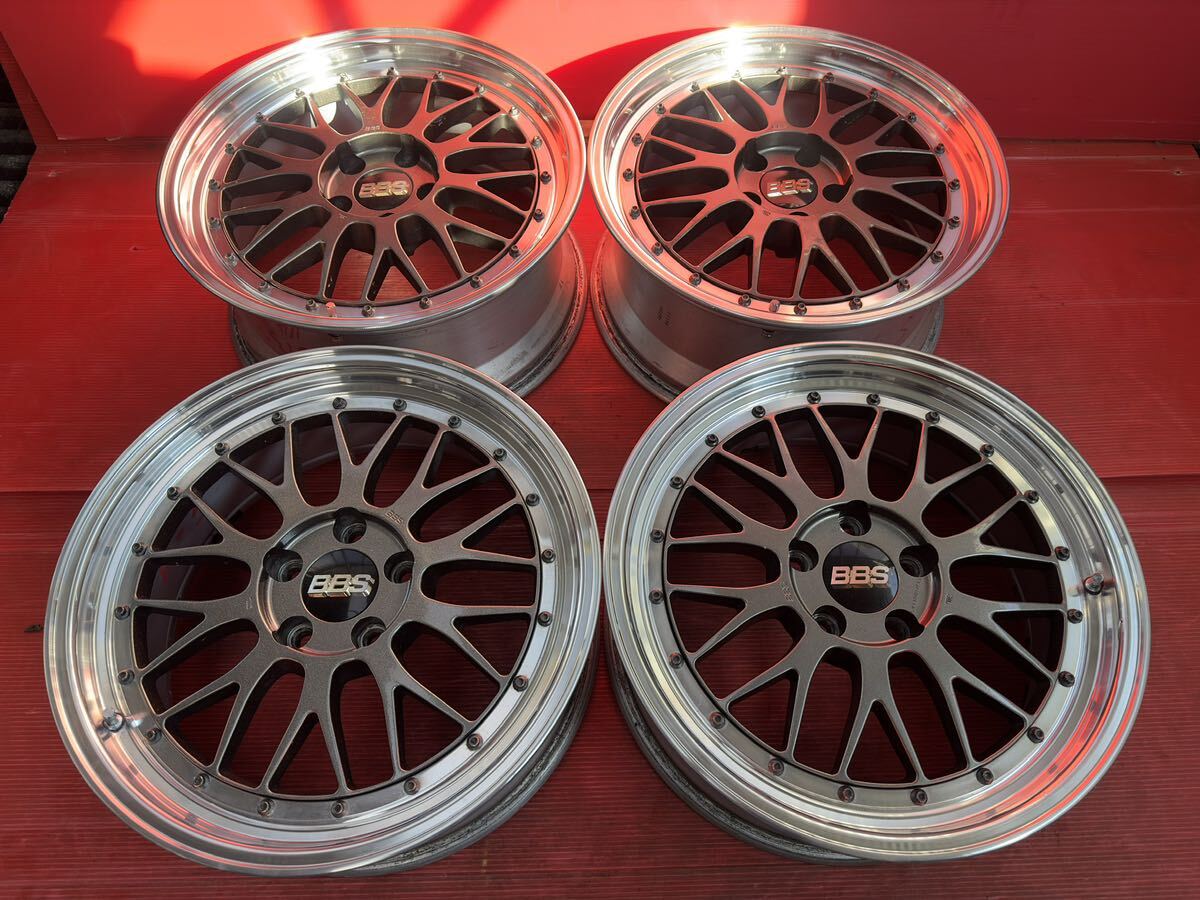 BBS LM095 LMP080 18インチ　7.5J 8J PCD：114.3/5H オフセット：45/40 前後セット_画像1