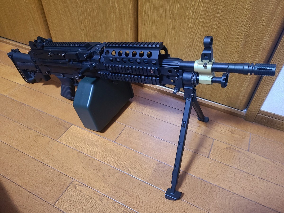 A&K M249 MINIMI MK46 フルメタル電動ガン モケイパドック A&K M249 MINIMI MK46 フルメタル電動ガン モケイパドック