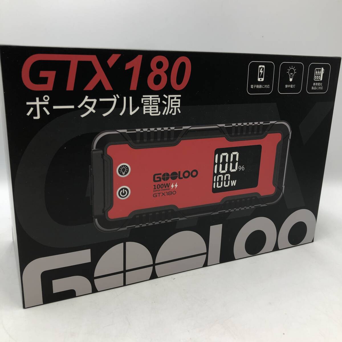 [ часть не осмотр товар ]GOOLOO портативный источник питания GTX180 маленький размер легкий большая вместимость compact портативный аккумулятор семья уличный обе для /Y21416-I1