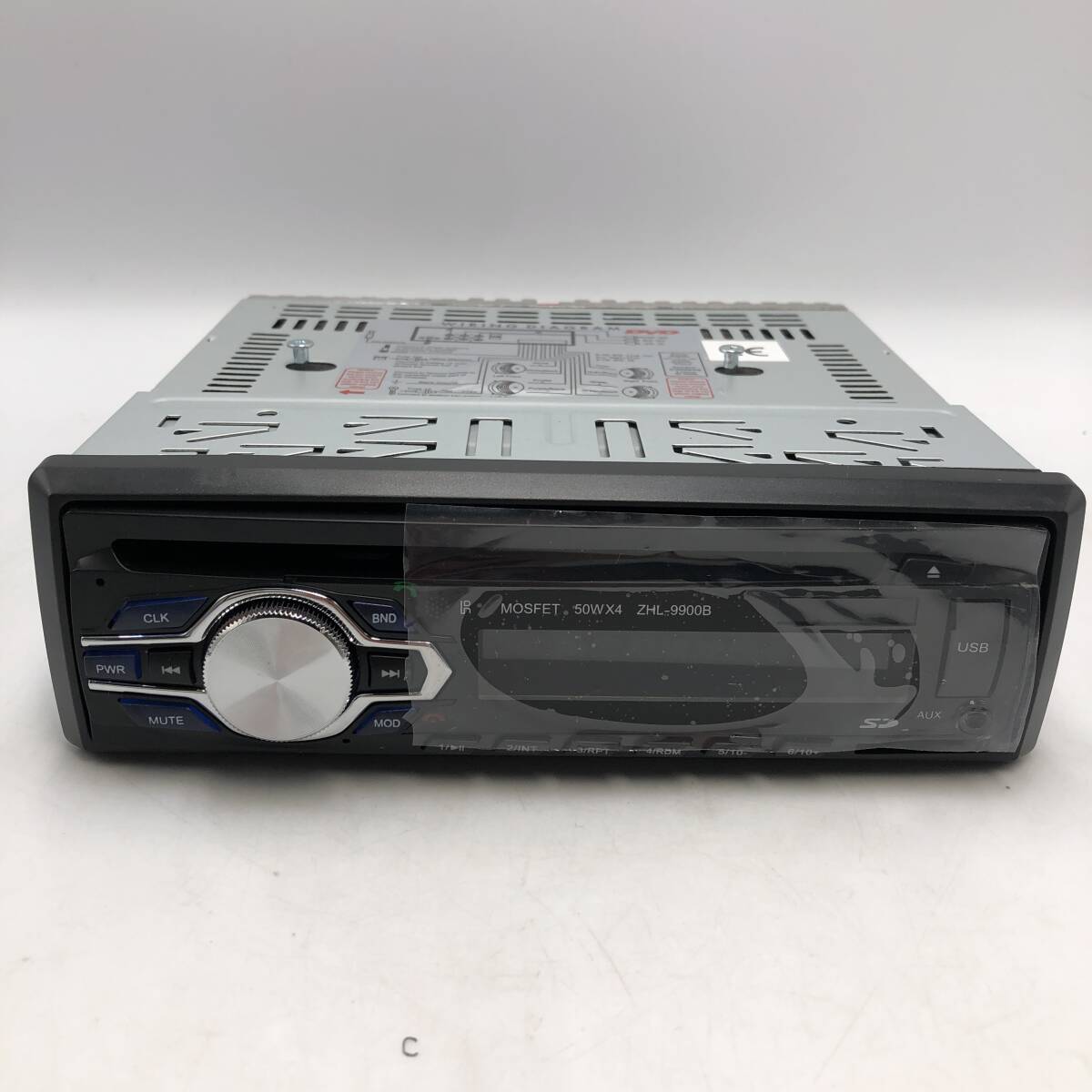 【未検品】1Din 12V カーラジオ DVD CD プレーヤー 車載 MP3 ステレオカー ハンズフリー /Y21562-I1_画像2