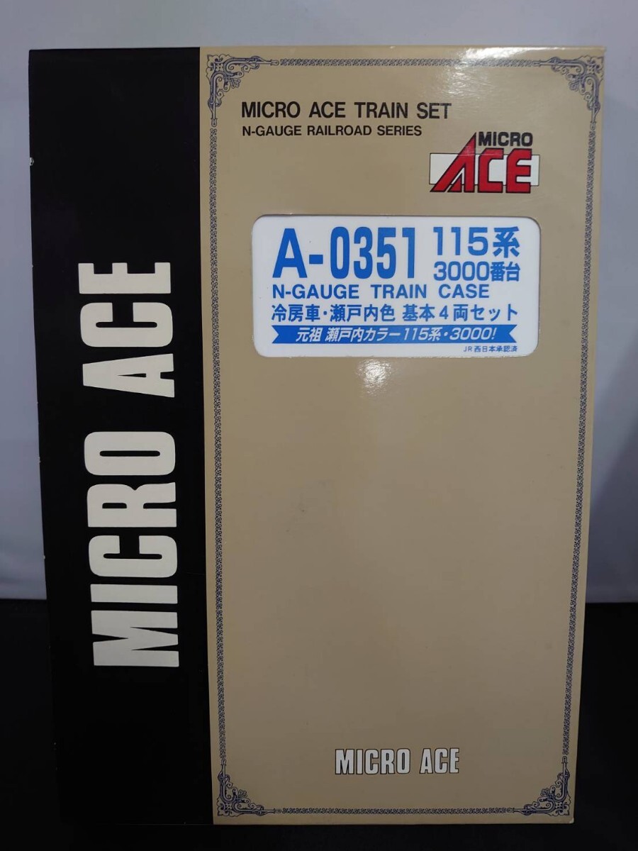 MICRO ACE микро Ace A-0351 115 серия 3000 номер шт. * охлаждение машина Seto внутри цвет основы 4 обе комплект N-GAUGE TRAIN CASE N gauge 