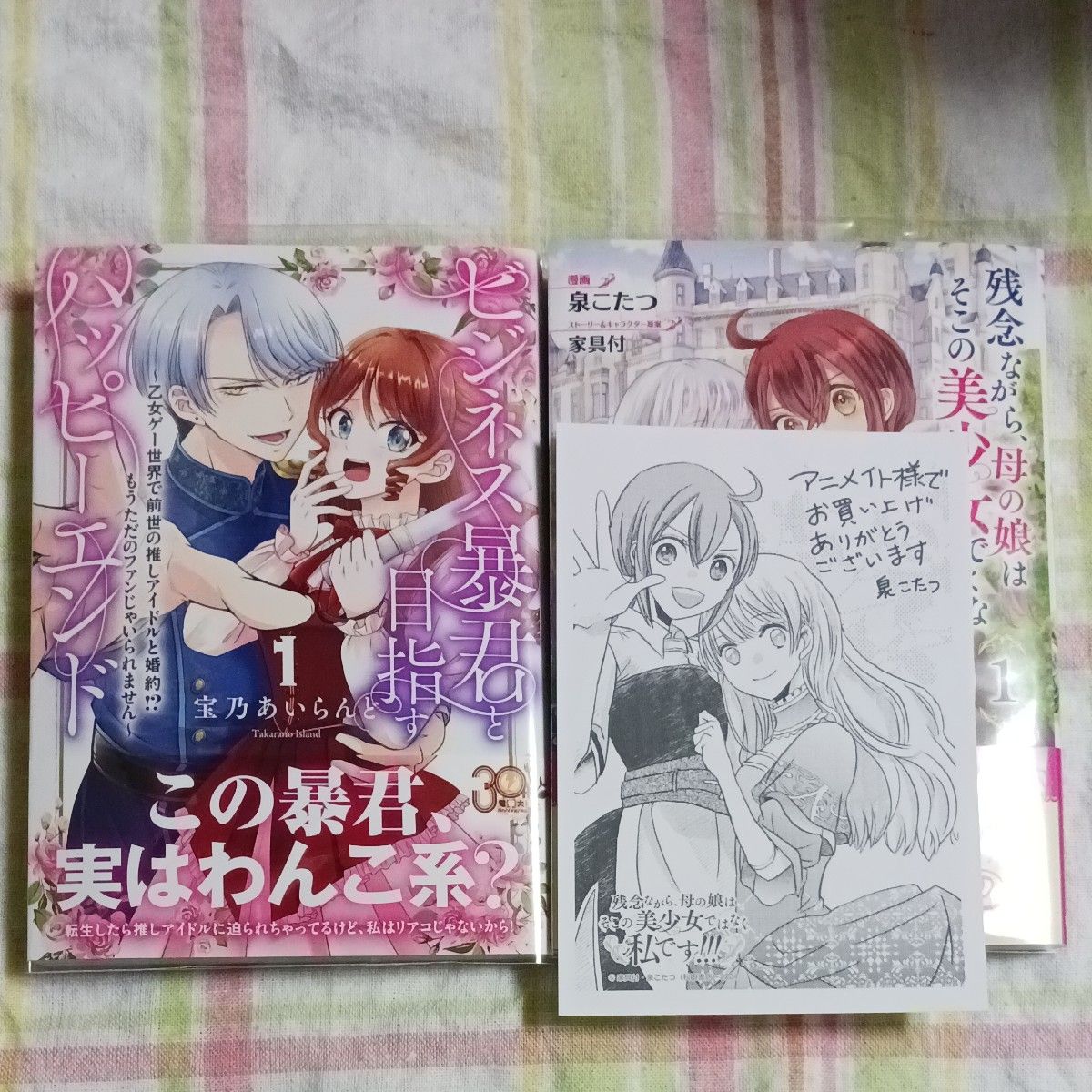 ビジネス暴君と目指すハッピーエンド　乙女ゲー世界～１巻 /宝乃あいらんど／残念ながら、母の娘はそこの美少女では１巻/泉こたつ