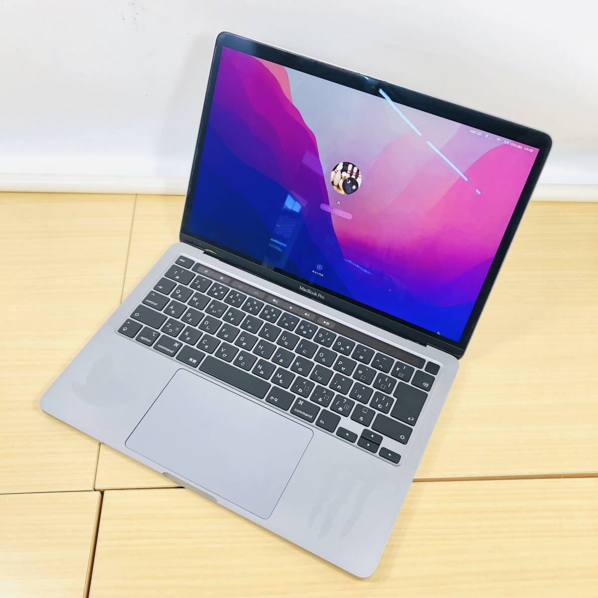 【正常動作品/24-05-111】MacBook Pro 2020 13インチ Core i5 スペースグレー メモリ 8GB SSD 500GB_画像4