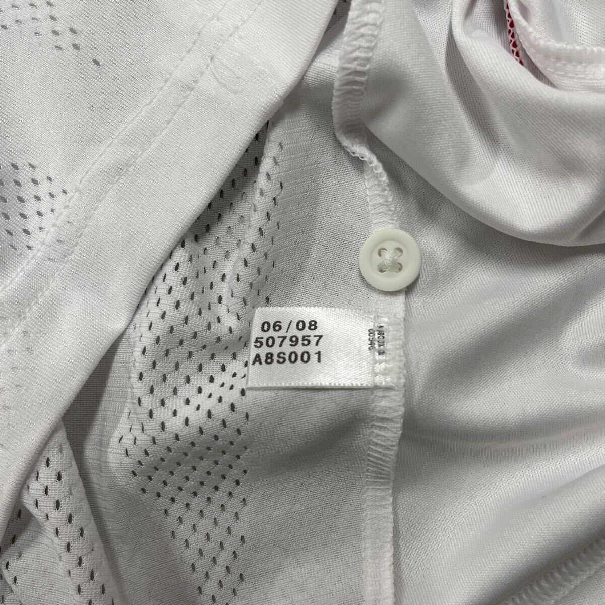アディダス 半袖シャツ ポロシャツ adidas 未使用 Sサイズ メンズ 白 ホワイト clima365 CLIMA COOL ドライ 速乾_画像7