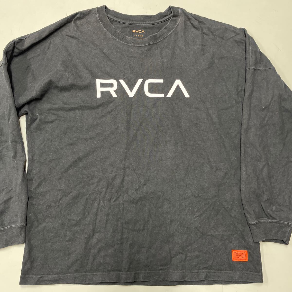 ルーカ RVCA 長袖 Tシャツ ロンT オーバーサイズ ビッグシルエット Lサイズ メンズ_画像1