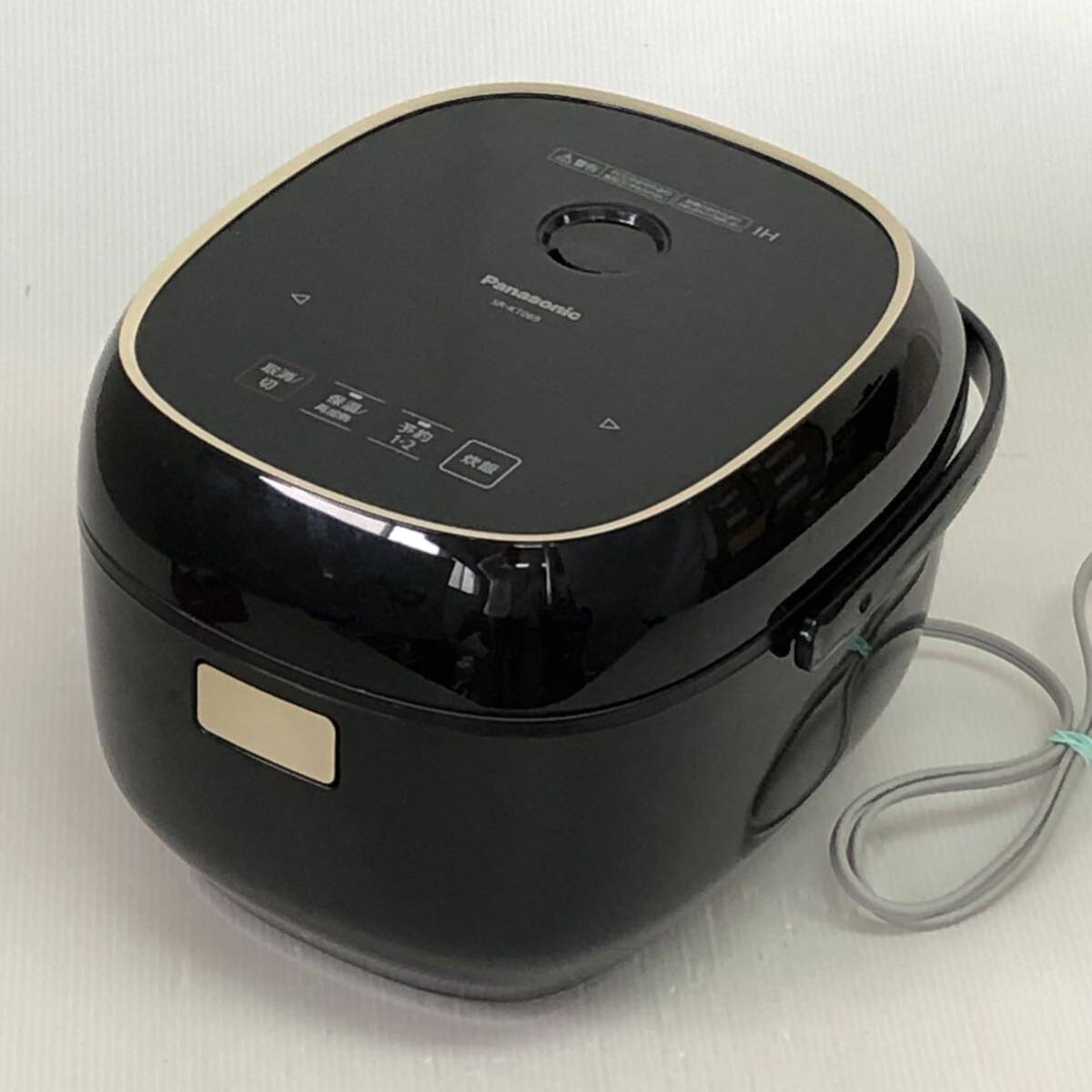 Panasonic パナソニック IHジャー炊飯器 3.5合炊き SR-KT069 ブラック 2019年_画像1