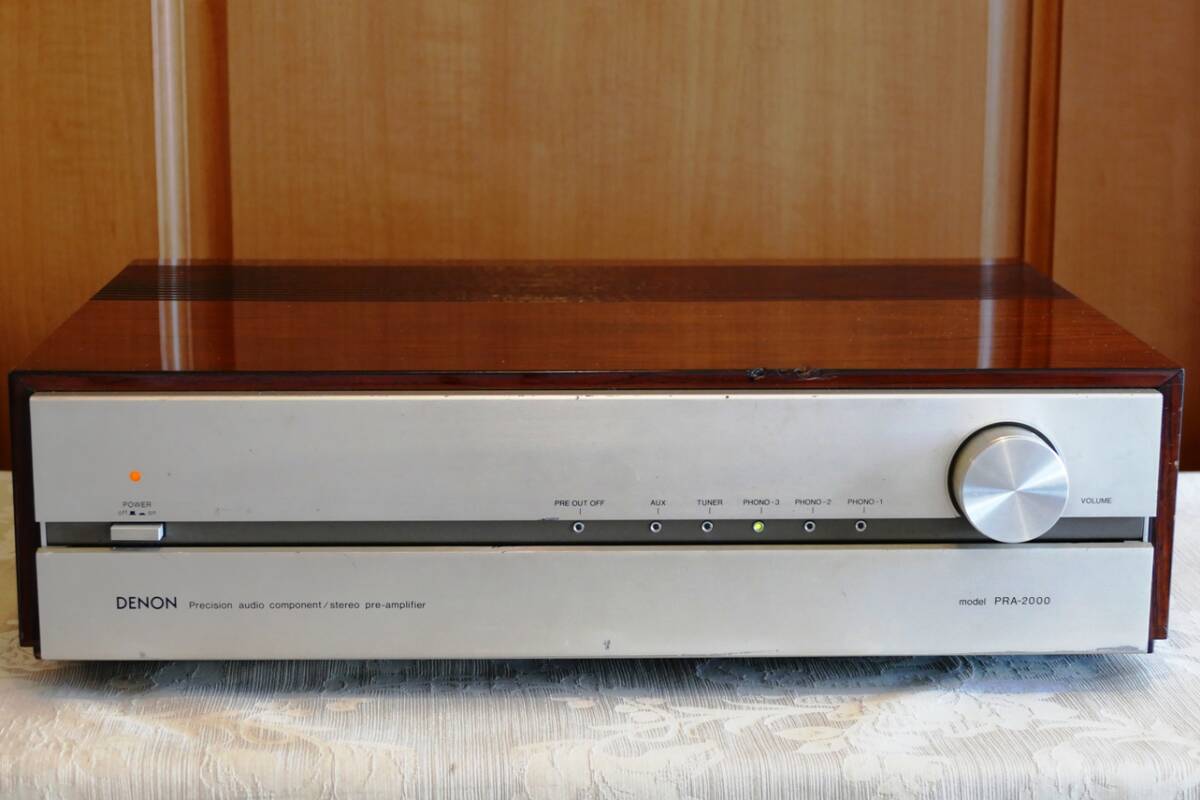  Denon DENON PRA-2000 pre-amplifier control amplifier service completed working properly goods 