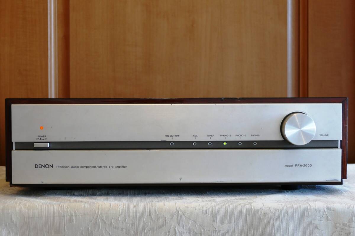  Denon DENON PRA-2000 pre-amplifier control amplifier service completed working properly goods 