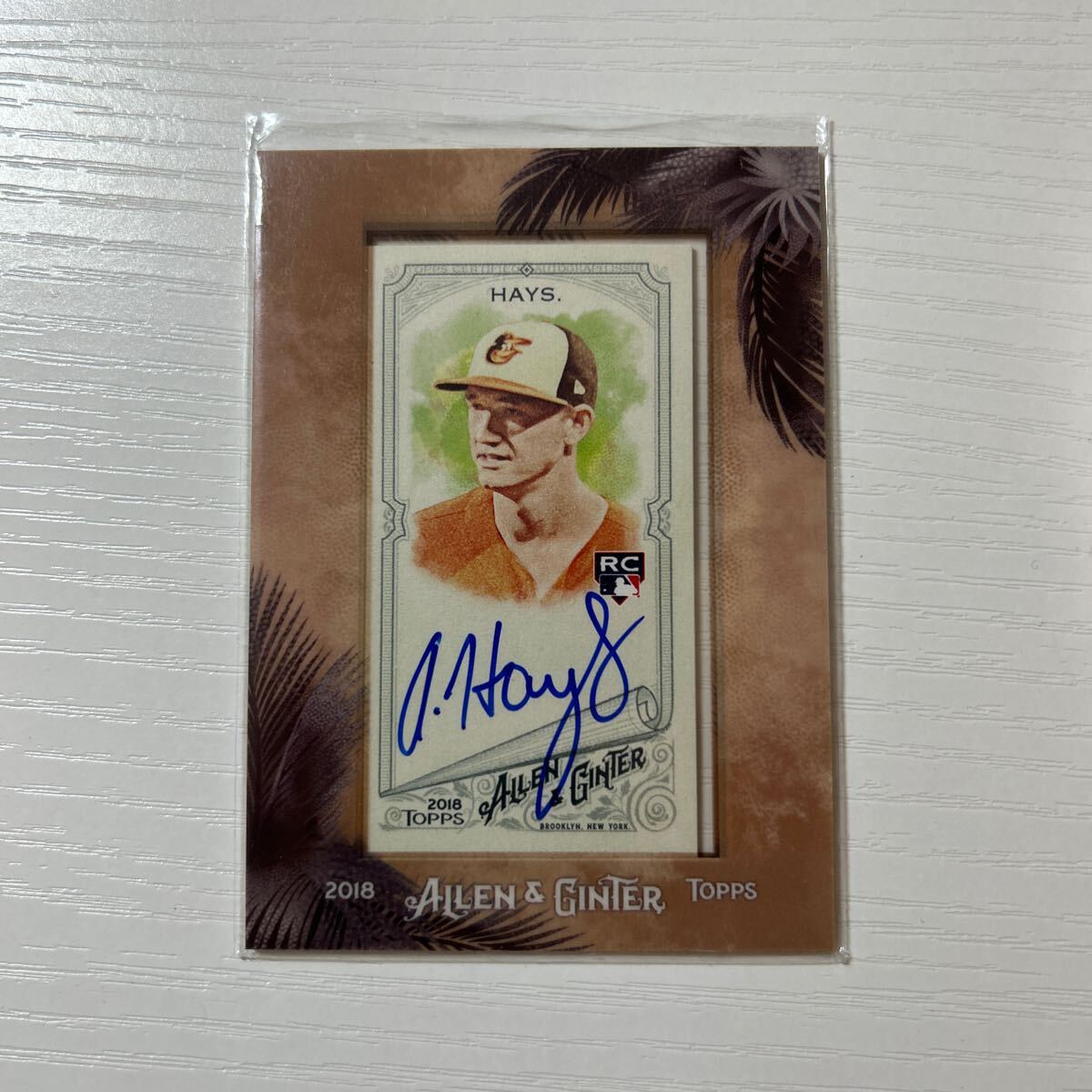 2018 Topps Allen Ginter Austin Hays auto_画像1