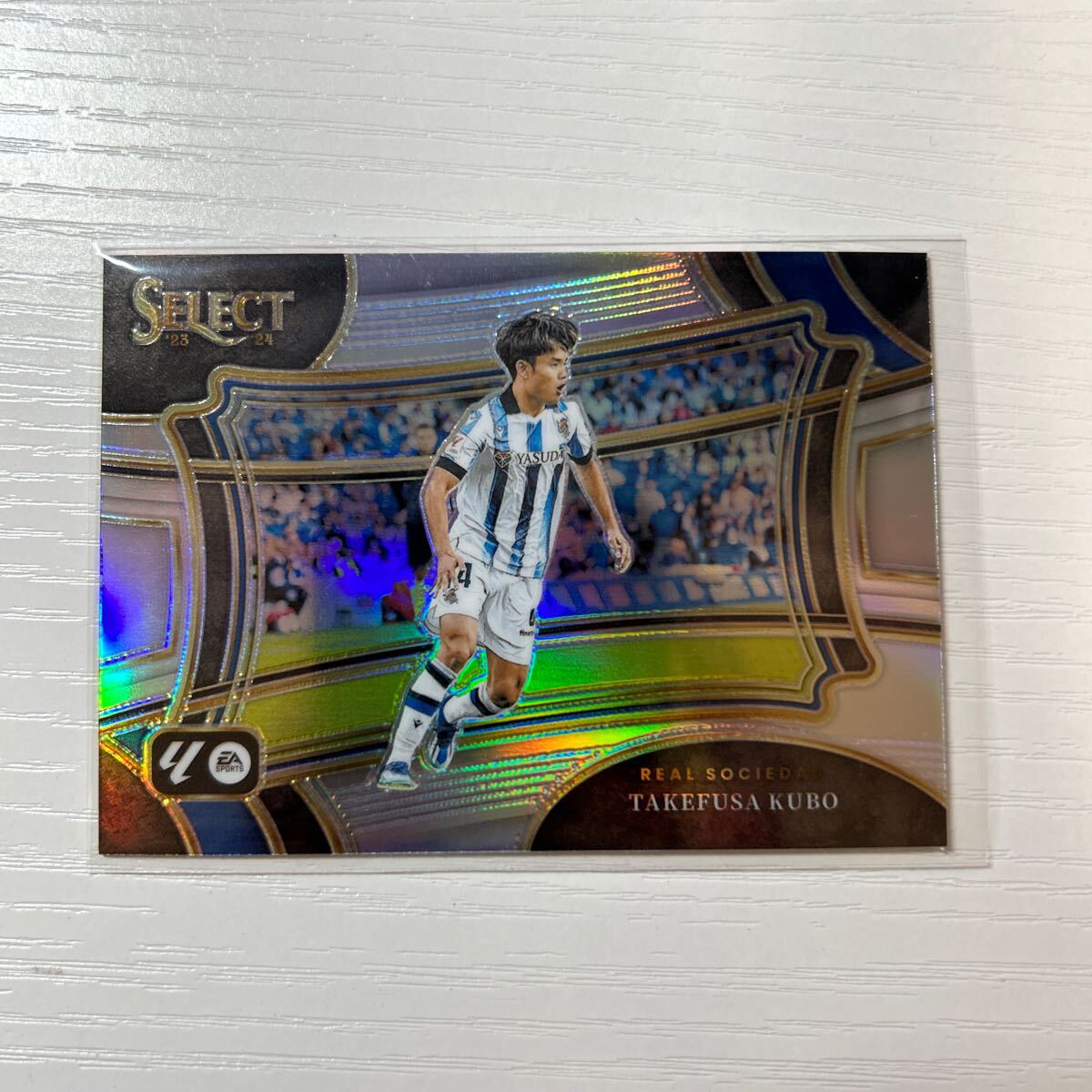 2023-24 Panini Select La Liga 久保建英　Field Level silver prizm_画像1