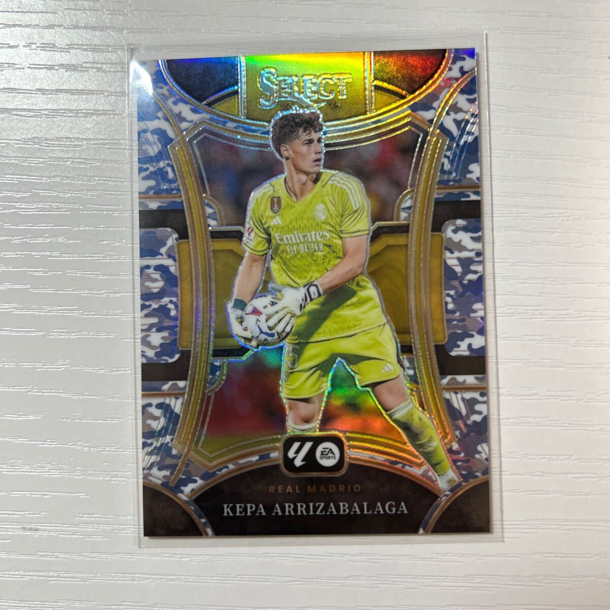 2023-24 Panini Select La Liga Kepa Arrizabalaga mezzanine winter camo prizm 99枚限定_画像1