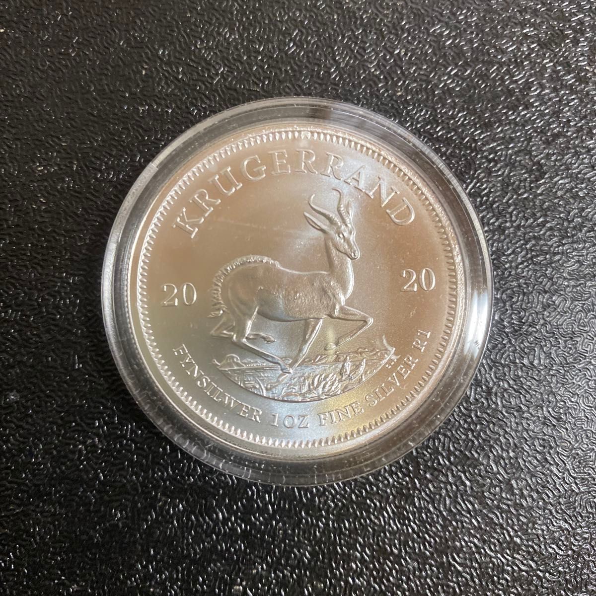 銀貨　99.9% 純銀　シルバー　クルーガーランド　銀貨　南アフリカ　共和国　ランド　スプリングボック　南アフリカ共和国　2020