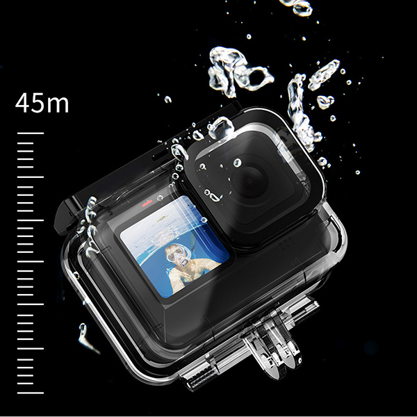 GoPro ゴープロ 11 10 9 用 アクセサリー ハウジング クリアーケース アクションカメラ ウェアラブルカメラ 防水 防塵 透 送料無料_画像4