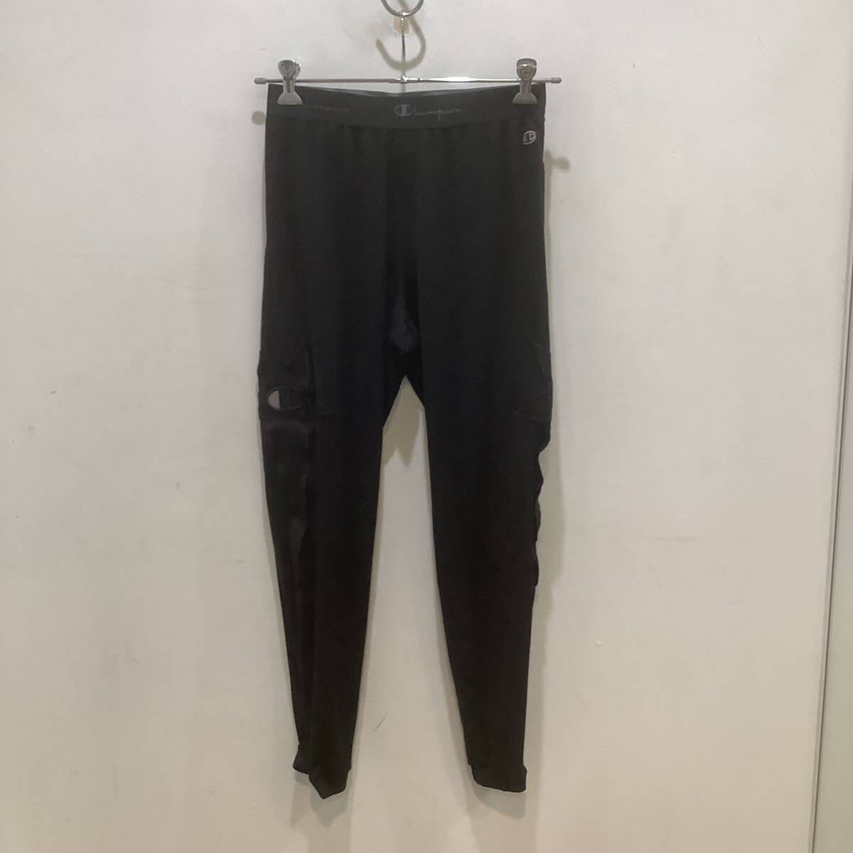 Rick Owens × Champion リックオウエンス　チャンピオン 2020SS Mesh Track Pants メッシュ トラックパンツ ブラック Sサイズ 663949_画像1