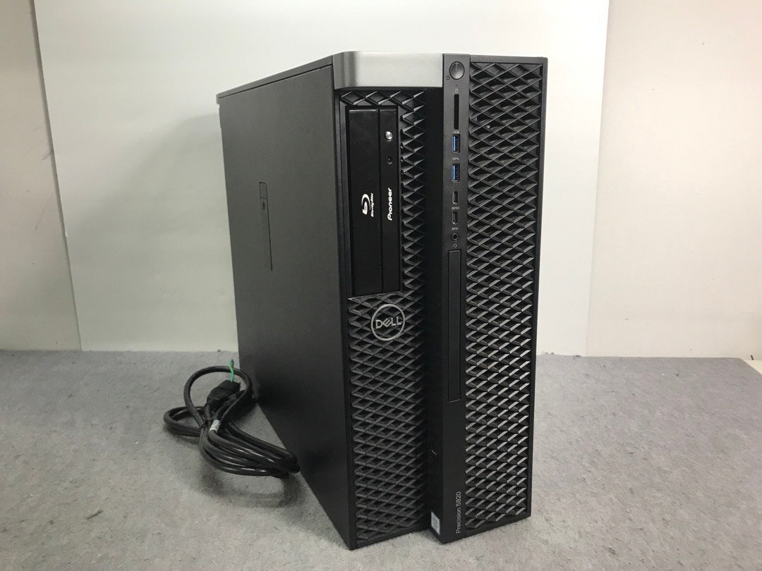 【DELL】Precision 5820 Tower Xeon W-2145 メモリ128GB SSD1TB NVMex3 RTX2080 Windows10Pro for Workstation 中古デスクトップPC_画像1