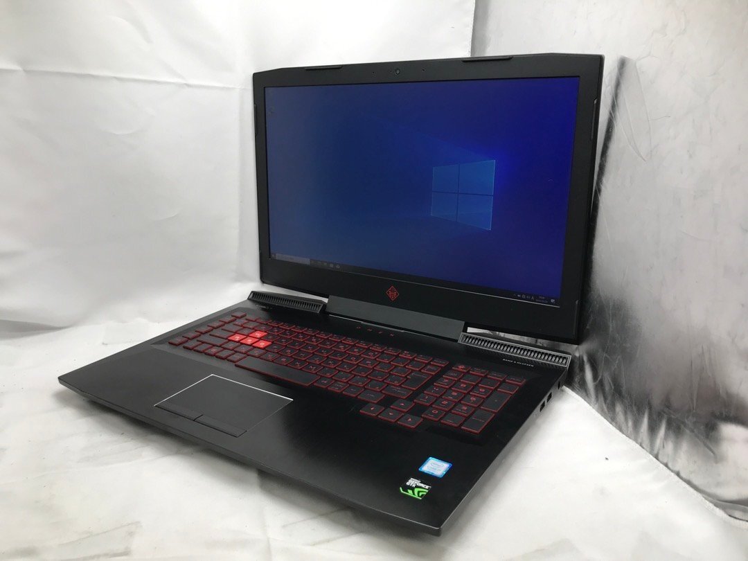 【hp】OMEN by HP Laptop 17-an0xx Core i7-7700HQ メモリ16GB SSD512GB NVMe+HDD1TB GTX1060 Windows10Pro 17.3inch FHD 中古PC_画像1