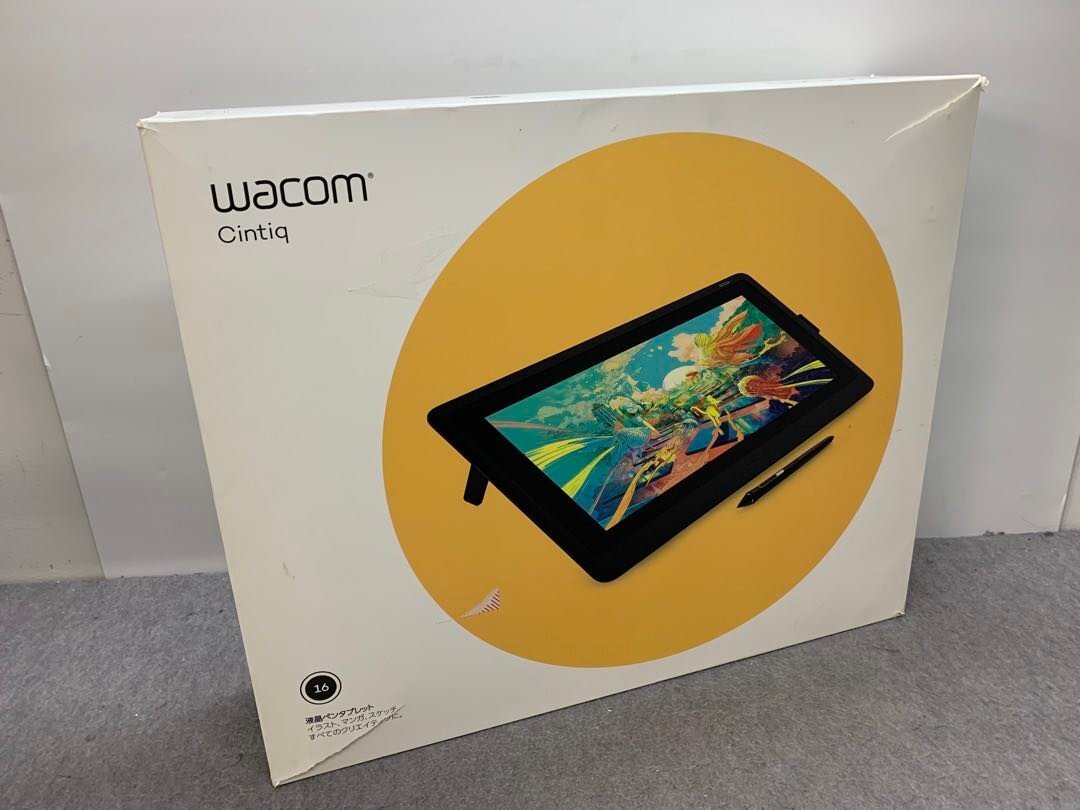 【wacom】Cintiq 16 DTK-1660K0D 中古液晶ペンタブレット 液タブ 15.6型 FHD 付属品欠品の画像6