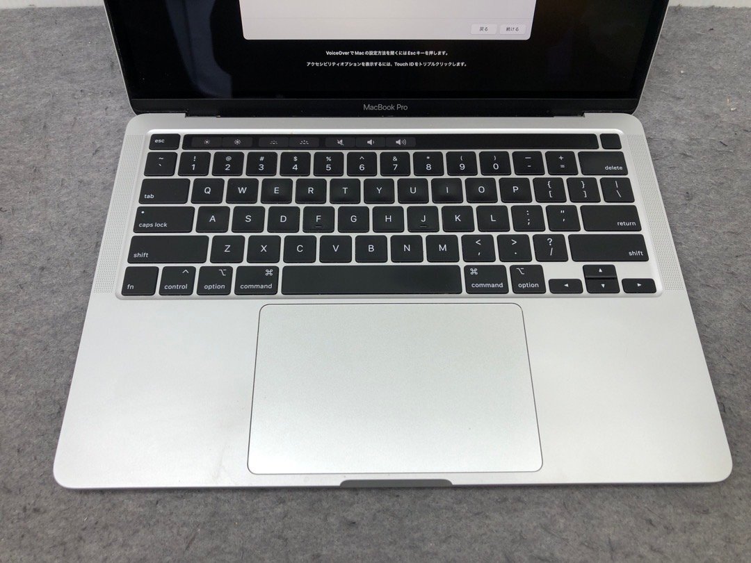 【Apple】MacBook Pro 13inch 2020 Four Thunderbolt 3 ports A2251 Corei7-1068NG7 16GB SSD512GB NVMe WEBカメラ OS14 中古Mac US配列_画像2