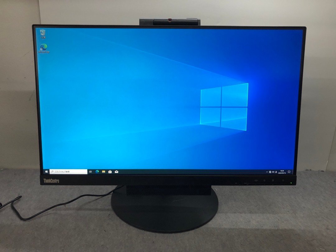 【Lenovo】Think Centre M720q Corei7-8700T 16GB SSD256GB Windows10Pro 中古デスクトップPC 24inch AIO用モニターセット TIO 24 Gen3_画像1