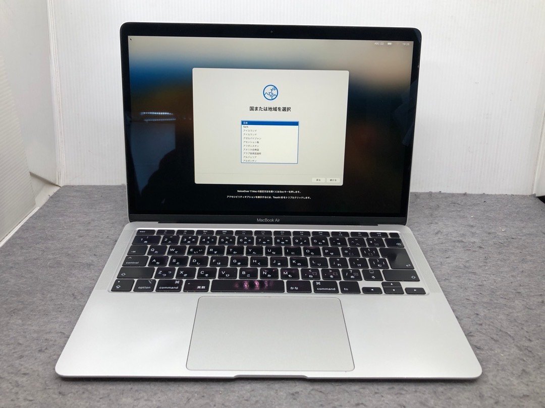 【Apple】MacBook Air Retina 13inch 2020 A2179 Corei5-1030NG7 16GB SSD256GB NVMe WEBカメラ Bluetooth OS14 中古Mac_画像1