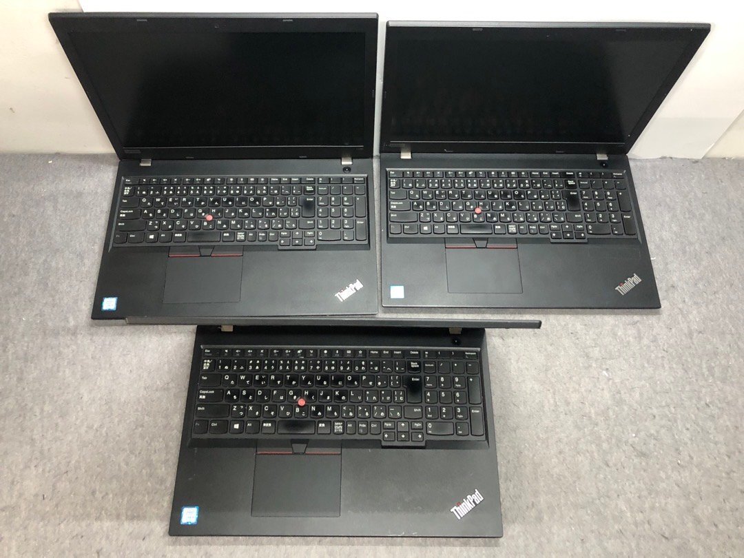 ジャンク【Lenovo】ThinkPad L580 5台セット 20LXS3Q600 Corei5-8250U 4GB ストレージ欠品 15.6inch 中古ノートPC 動作未確認 BIOS起動OK_画像4