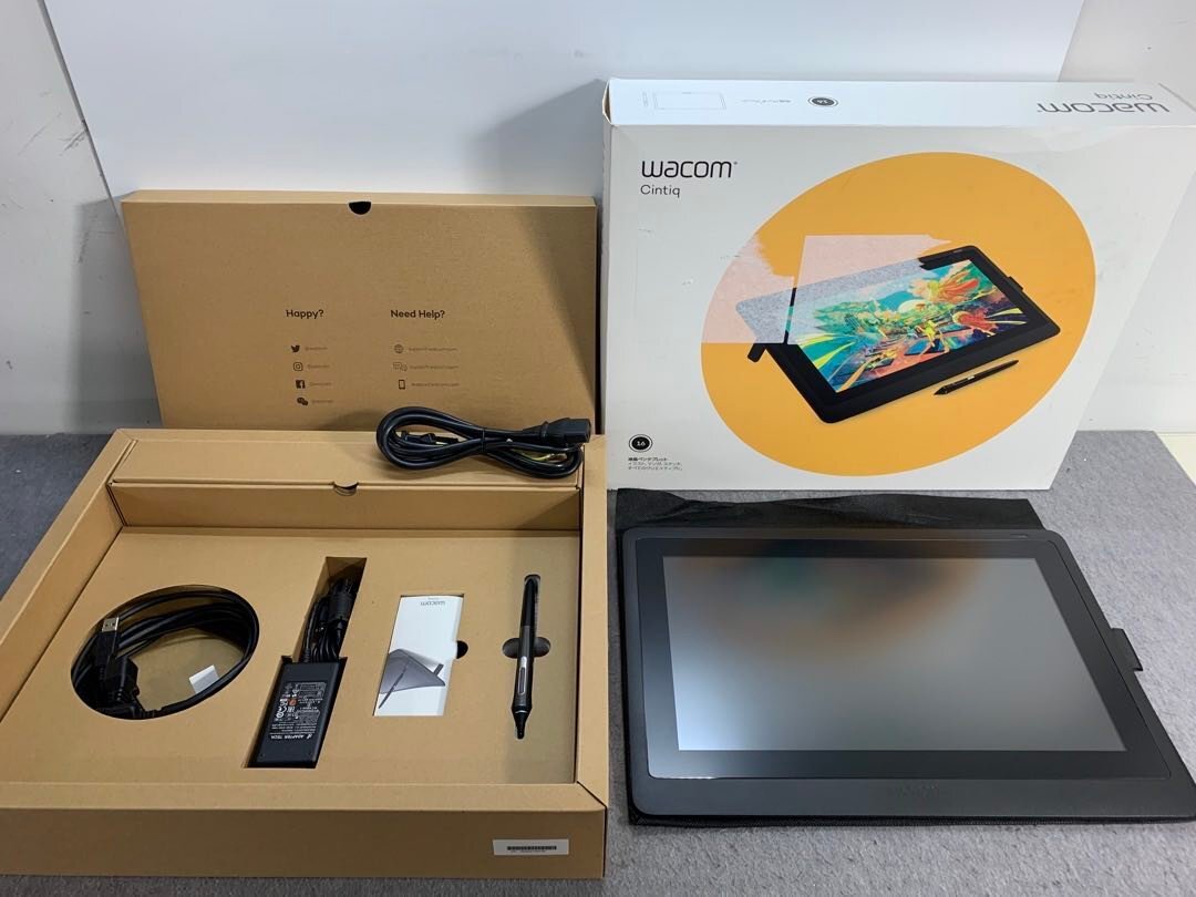 【wacom】Cintiq 16 DTK-1660K0D 中古液晶ペンタブレット 液タブ 15.6型 FHD_画像1